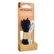 Elastic Hat, 6m white, 4m black